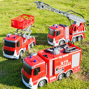 Camión <span class=keywords><strong>de</strong></span> <span class=keywords><strong>Bomberos</strong></span> <span class=keywords><strong>de</strong></span> Metal a Escala 1:24 <span class=keywords><strong>de</strong></span> 2.4GHz, Juguete RC para Niños con Luces, Música, Control Remoto, Bomba <span class=keywords><strong>de</strong></span> Agua, Alcance <span class=keywords><strong>de</strong></span> 30m, Listo para Usar - Product Image 4