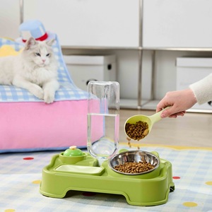 Mesa de comedor para mascotas con tazón de agua y comida para el entrenamiento de alimentación de gatos - Product Image 2