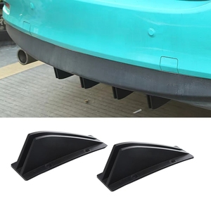 Alerón Trasero para Parachoques de Coche, 4 Piezas, Material ABS Resistente a Impactos, Apto para Instalación Curva - Product Image 5