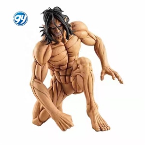 Figuras de Acción de PVC de 15 cm, Lindas Figuras de Ataque a los Titanes, <span class=keywords><strong>Eren</strong></span> <span class=keywords><strong>Jaeger</strong></span>, Manualidades de Plástico - Product Image 3