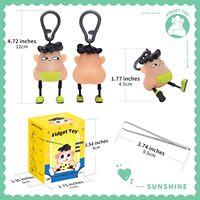 Fidget- Pimple Popper Toy Skin Picking Fidget Toy- Pimple Popping Hair Pulling Fidget Toys pour Anti Anxiété Trichotillomania