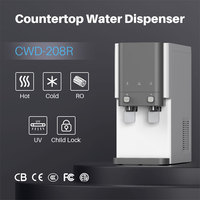 Vente en gros de dessus de table électrique chauffage et refroidissement rapide pour chaud et froid électrique maison bureau café distributeur d'eau automatique