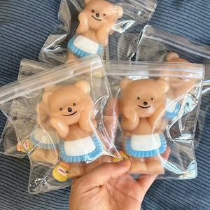 <b>Cute</b> Butter <b>Bear</b> Pinch Toy Soft Squeeze Decompression Toy Stress Relief Desktop Ornament Wholesale - Product Image 5