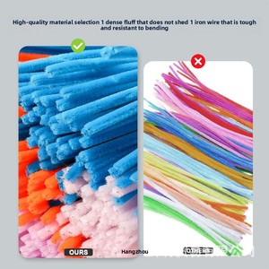 ขายส่งตรงจากโรงงาน ยี่ห้อ Zincte Twisty Twister Sticks แถบผ้าพลัฌ DIY สำหรับทำเชือกมัด<span class=keywords><strong>ผม</strong></span>แบบหนาพิเศษ สำหรับเด็กอายุ 7-14 ปี ใช้ได้ทั้งเด็กชายและเด็กหญิง - Product Image 2