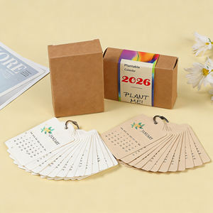 Customized Creative Eco Friendly Plant Paper Products Plant <strong>Seed</strong> Paper <strong>Calendar</strong> for <strong>Advent</strong> <strong>Calendar</strong> - Product Image 1