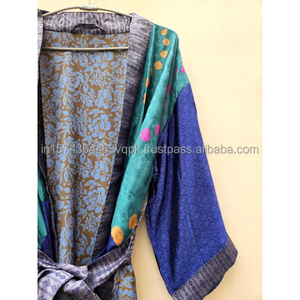 Kimono de lujo estilo bohemio, sedoso, para verano, estilo japonés, lujoso, hippie, maxi, vestido de novia, estilo bohemio. - Product Image 5
