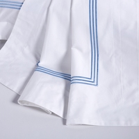 Parures de lit brodées personnalisées pour hôtels, ensembles de couettes brodées pour hôtels, ensembles de draps brodés pour hôtels