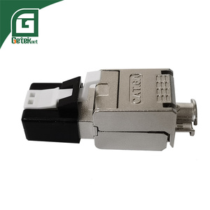 Conector RJ45 GETEKnet OEM, Metálico, 8P8C, Cat6a, Ethernet, FTP, Sin Herramientas, <span class=keywords><strong>Cat</strong></span> <span class=keywords><strong>6a</strong></span>, 6 Pasos, Conector RJ45 de Transmisión Directa - Product Image 5