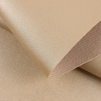 Résistant à l'abrasion 1.3mm d'épaisseur pleine fleur imitation tissée artificielle Faux cuir de chaussure en PVC synthétique pour chaussures sacs coussin de bureau