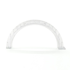 Nha khoa cadcam phay khối 1/2 Vòng tròn chủ kẹp nhựa trong suốt hình bán nguyệt công cụ cho Zirconia <span class=keywords><strong>PMMA</strong></span> PEEK Đĩa giữ - Product Image 2