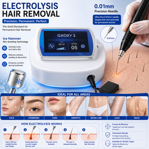 Appareil d'épilation permanente ZS, système d'électrolyse, machine d'épilation pour centre de beauté, épilation multifonctionnelle du visage - Product Image 3