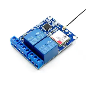 Módulo de relé de 2 canales, interruptor de Control remoto SMS GSM SIM800C STM32F103C8T6 para bomba de oxígeno de invernadero