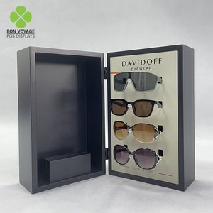 Tùy chỉnh Countertop Kính mát bằng gỗ Kính mắt hiển thị giá - Product Image 1