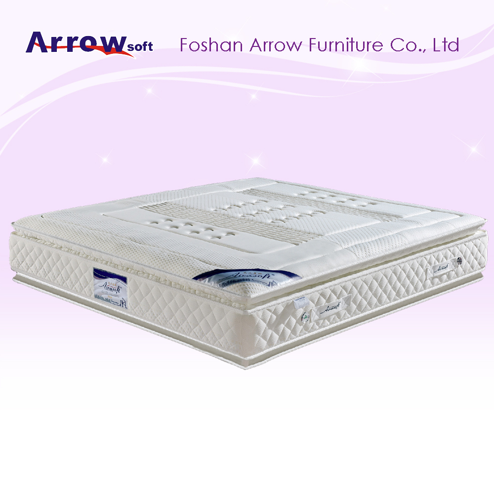 Flèche Doux 5 Étoiles Hôtel Lit Matelas King Size Matelas En Mousse À Mémoire De forme