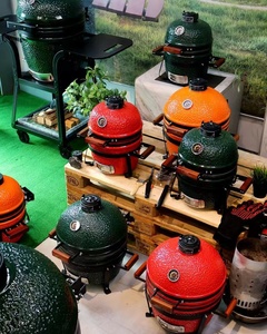 Parrilla Kamado SEB de 16 Pulgadas, <span class=keywords><strong>Asador</strong></span> de Carbón de Cerámica, Mini Parrilla Kamado Portátil - Product Image 5