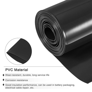17mm -600mm Noir PVC Film Rétractable <span class=keywords><strong>Tuyau</strong></span> Manchons 18650 Batterie Au Lithium Pack <span class=keywords><strong>Isolant</strong></span> Wrap Isolation Matériaux Éléments - Product Image 6