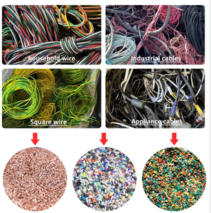 Nhỏ đồng nhựa tách cắt nhỏ dây đồng granulator wirecable tái chế máy nghiền phế liệu tách nhỏ - Product Image 6