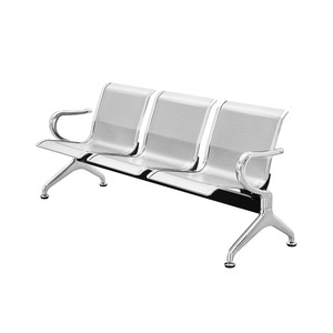 Sillas de espera Xinlongfei, modelo KJ-54, con reposabrazos, para uso en hospitales, bancos, aeropuertos y exteriores. - Product Image 4