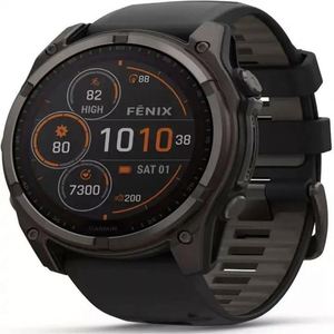 Meilleure montre connectée GPS multisports <span class=keywords><strong>Fenix</strong></span> 8 51 mm Sola <span class=keywords><strong>Sapphire</strong></span> Premium avec boussole, écran IPS et autonomie prolongée - Product Image 3