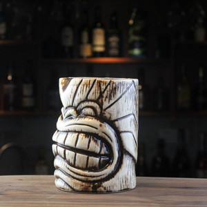 Internet Celebrity <strong>Tiki</strong> Mug Hawaii Character Grimace Face Pottery Ceramic Mug <strong>for</strong> <strong>Sale</strong> Drop Shipping - Product Image 4