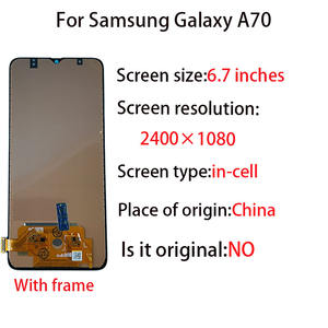Schermo Touch OLED In-Cell di Ricambio da 6,7 Pollici con Digitalizzatore per Telefono Cellulare <span class=keywords><strong>A70</strong></span> (SM-A705MN) - Garanzia 6 Mesi 100% - Product Image 3