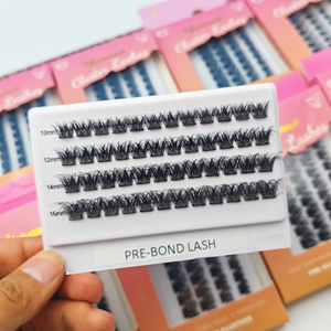 رموش صناعية ثلاثية الأبعاد طبيعية من نوع CC للتركيب الذاتي، طقم رموش كثيفة من الفرو الصناعي، رموش صناعية ثلاثية الأبعاد للضغط - Product Image 2