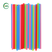 Pailles en PLA colorées et personnalisables pour une présentation de boissons haut de gamme, idéales pour les bars à cocktails et les établissements de restauration fine