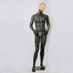 Vendita Rosa Bicromato di potassio Filo di Testa D'uovo Tutto vestito Maschio Scuro Astratta Maniquines - Product Image 2