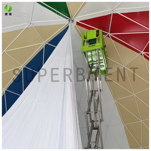 Dome <b>Tent</b> 30m Diameter Professional <b>Large</b> Space Four-season Polyester Fabric Construction Based on Need - Product Image 2