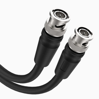 Kabel SDI BNC 75 Ohm Berkualitas Tinggi 3G 12G 4K 8K untuk Kamera CCTV, Kabel Video HD, Kabel SDI dengan Gulungan