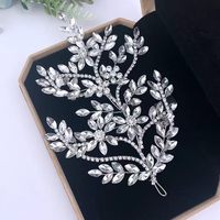 Nouvel accessoire de mariage en cristal, bijoux de mariée personnalisés, strass, applique 3D en fil métallique pour robe à coudre