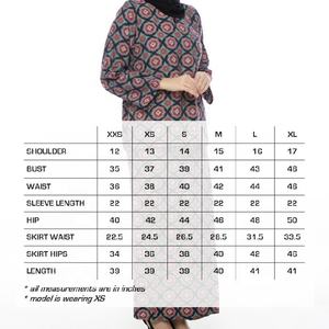 ชุดเดรสลายดอกไม้ทันสมัยสไตล์มาเลเซีย,ชุด Jilbab <span class=keywords><strong>Baju</strong></span> <span class=keywords><strong>Kurung</strong></span> Salwar Kameez สำหรับผู้หญิง - Product Image 4