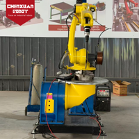 Sel Robot Pengelasan 6-Axis Terintegrasi Efisiensi Tinggi Dengan Positioner, Mesin Pengelasan Otomatis untuk Fabrikasi Struktur Logam