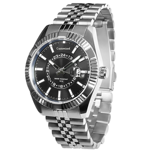 Reloj de Negocios para Hombre, Acero Inoxidable, Resistente al Agua 100M, Movimiento MIYOTA Shi Ying, Reloj Casual - Product Image 4