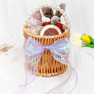 Cinta de hilo de cola de pez de Color fantasma de 6cm, adorno para el cabello con ondas de cobertura Aurora, lazo hecho a mano, decoración de regalo Diy con Material plástico - Product Image 4