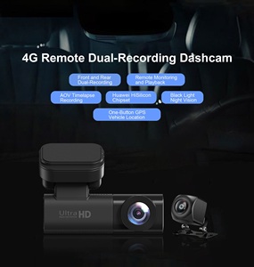 Dash Cam DVR <span class=keywords><strong>Auto</strong></span> 4G con Archiviazione Cloud, Doppia <span class=keywords><strong>Telecamera</strong></span> Anteriore/<span class=keywords><strong>Posteriore</strong></span> 2K+1080P, SIM LTE, Controllo APP, GPS Tracker e Monitoraggio Remoto - Product Image 6