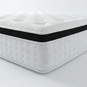 <span class=keywords><strong>Matelas</strong></span> hybride moderne et durable à ressorts ensachés, 25 cm d'épaisseur, fourni directement par l'usine, logo personnalisé, mousse ondulée en boîte pour projets hôteliers - Product Image 4