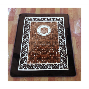 การทําสมาธิตะพรวนเสื่ออิสลามพร้อมพรมสวดมนต์ด้านหลัง รูปร่างพิเศษ พรมสวดมนต์ สบาย พรมสวดมนต์ของชาวมุสลิม อิสลาม - Product Image 3