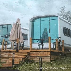 Casa de Panel Sándwich Curvo, Alojamiento Moderno y Ecológico para Uso Hotelero - Product Image 4