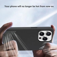 Nouveau luxe en alliage d'aluminium fenêtre de refroidissement en cuir plein ventouse magnétique coque de téléphone iPhone 12 13 14 15 Pro Max couverture cellulaire Funda