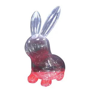 Customized PVC Inflatable Rabbit Toys Easter Decor Rabbit Inflatable Animal Mascot Balloon