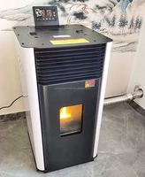 Estufa de calefacción de invierno para interiores del hogar, apariencia moderna, estufa de bio-pellets de calefacción de invierno semiautomática ecológica Italia