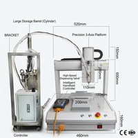 Robot de distribution de silicone automatique haute précision 3 axes pour l'industrie électronique/automotive 2600 ml Marque MSD Garantie 1 an