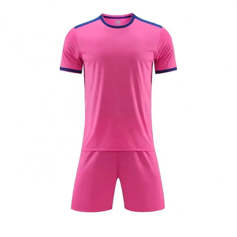 Groothandel Custom Made Soccer Jersey Sneldrogende Kleding 100% Polyester Sublimatie Voetbalkleding