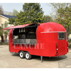รถเทรลเลอร์ขายอาหารสแตนเลสสำหรับร้านอาหารอเมริกา - Product Image 5