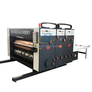 Macchina Semiautomatica per Stampa Flessografica, Fustellatura e Taglio di Scatole in Cartone per Pizza da 1 a 4 Colori - Product Image 2