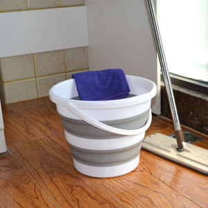 Secchio Pieghevole 10L in <span class=keywords><strong>Silicone</strong></span>, Secchio Pieghevole per Pulizie Esterne, Secchio Pieghevole per Pesca, Campeggio e Roulotte - Product Image 6