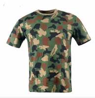 T-shirt d'entraînement d'extérieur pour homme, camouflage, manches courtes, respirant, polyester/coton, été, nouveau, sport, tactique, absorbant la transpiration