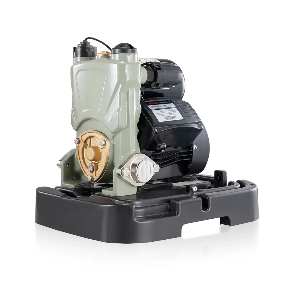 Rheken 100% copper wire 1hp ac automatic household home watar high pressure self-priming booster water pump