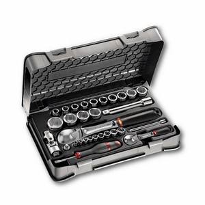 Jeu de clés à douille Usag 1/4 po en acier au chrome vanadium, coffret à outils, outils de réparation automobile - Product Image 1